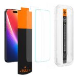 گلس اسپیگن (پک ۲ عددی) مدل Glas.tR EZ Fit Pro برای iPhone 18 Pro Max / 17 Pro Max - تصویر 6